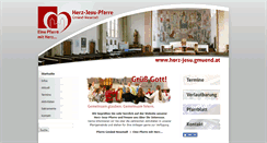 Desktop Screenshot of herz-jesu.gmuend.at