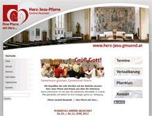 Tablet Screenshot of herz-jesu.gmuend.at