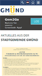 Mobile Screenshot of gmuend.at