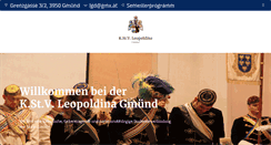 Desktop Screenshot of leopoldina.gmuend.at